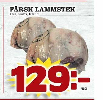 Prisma Mat Färsk lammstek erbjuda
