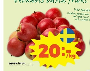 Stora Coop Svenska äpplen erbjuda