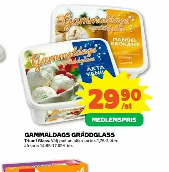 Stora Coop Gammaldags gräddglass erbjuda