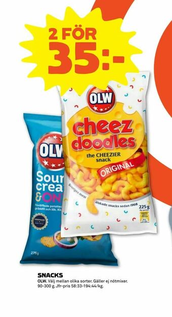 Stora Coop Snacks erbjuda