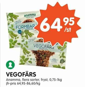 Tempo Vegofärs erbjuda
