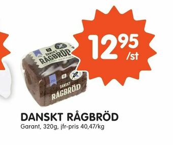 Tempo Danskt rågbröd erbjuda