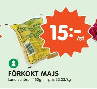 Tempo Förkokt majs erbjuda