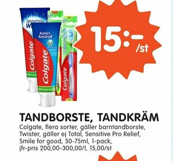 Tandborste, tandkräm