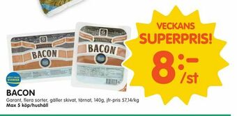 Tempo Bacon erbjuda