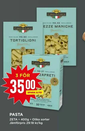 Willys Pasta erbjuda