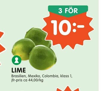 Tempo Lime erbjuda