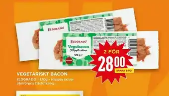 Willys Vegetariskt bacon erbjuda