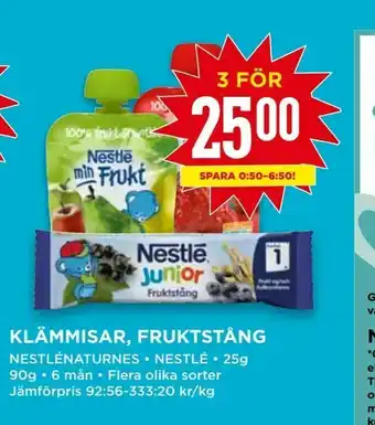 Willys Klämmisar, fruktstång erbjuda