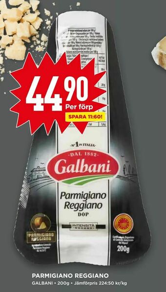 Willys Parmigiano reggiano erbjuda