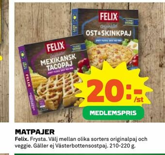 Coop Matpajer erbjuda