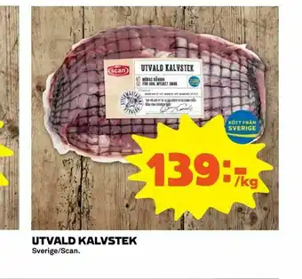 Utvald kalvstek