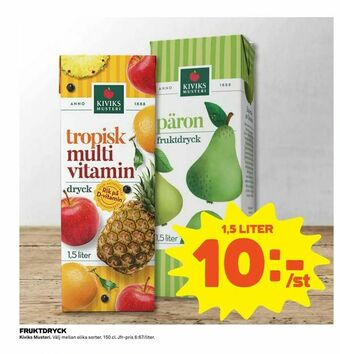 Coop Extra Fruktdryck erbjuda