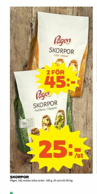 Coop Extra Skorpor erbjuda