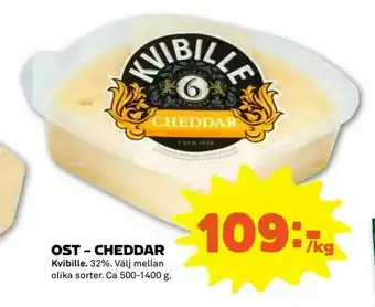 Coop Forum Ost - cheddar erbjuda