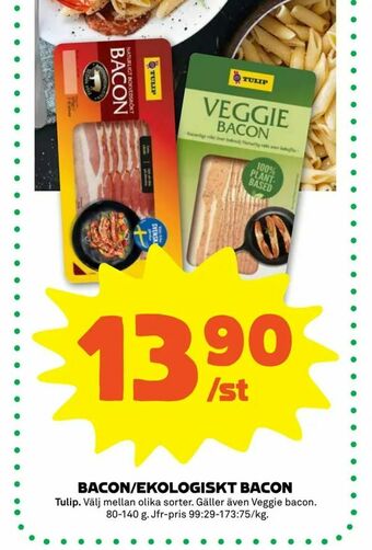 Coop Forum Bacon/ekologiskt bacon erbjuda
