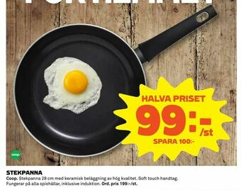 Coop Konsum Stekpanna erbjuda