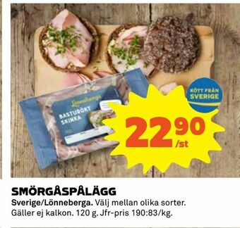 Coop Konsum Smörgåspålägg erbjuda