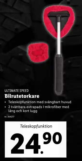 Lidl Ultimate Speed Bilrutetorkare erbjuda
