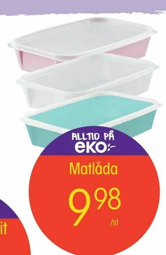 EKO Matlåda erbjuda