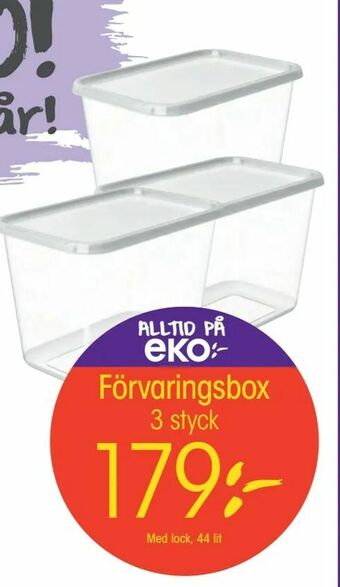 EKO Förvaringsbox erbjuda