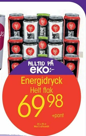 EKO Energidryck erbjuda