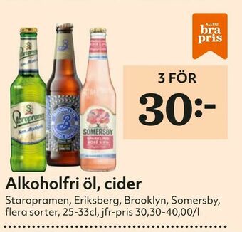 Hemköp Alkoholfri öl, cider erbjuda
