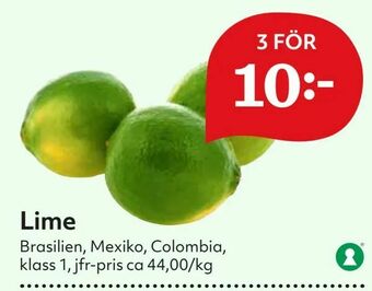 Hemköp Lime erbjuda