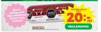 Stora Coop Nötfärs i rulle erbjuda