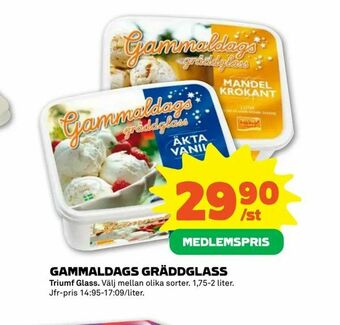Stora Coop Gammaldags gräddglass erbjuda