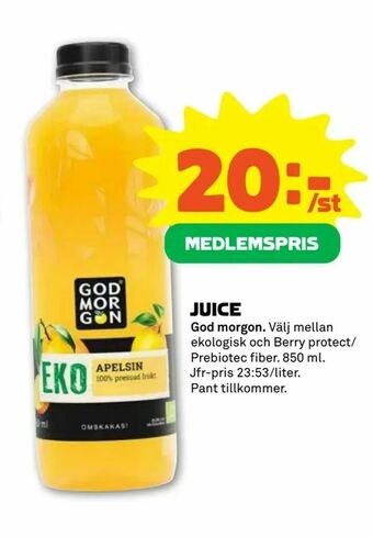 Coop Forum Juice erbjuda
