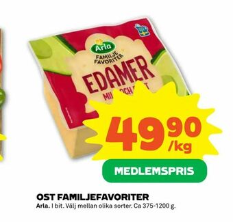 Coop Forum Ost familjefavoriter erbjuda