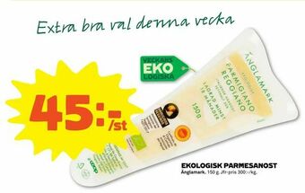 Coop Forum Ekologisk parmesanost erbjuda