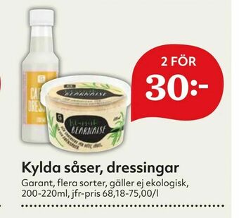 Hemköp Kylda såser, dressingar erbjuda