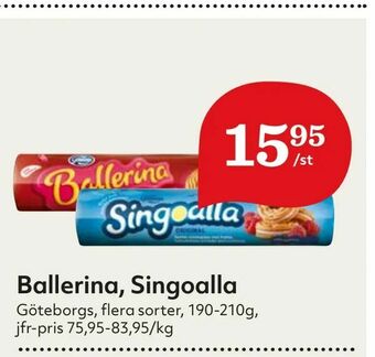 Hemköp Ballerina, Singoalla erbjuda