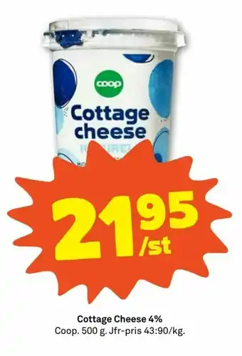 Stora Coop Cottage Cheese 4% erbjuda