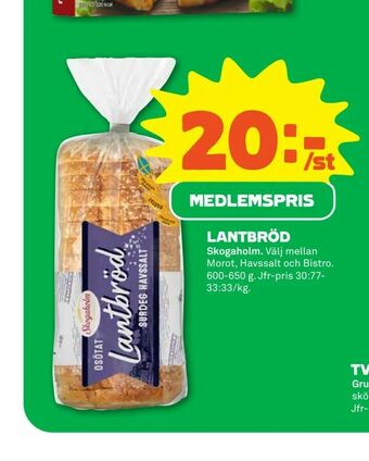Stora Coop Lantbröd erbjuda