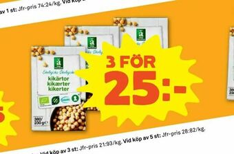 Stora Coop Kikärtor erbjuda