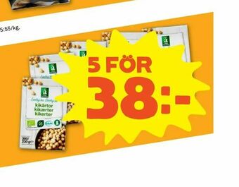 Stora Coop Kikärtor erbjuda
