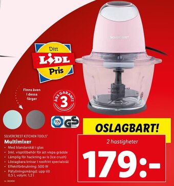 Lidl Silvercrest Kitchen Tools Multimixer erbjuda