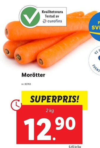Lidl Morötter 2 kg erbjuda
