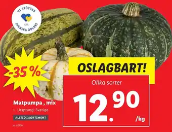 Lidl Matpumpa, Mix erbjuda