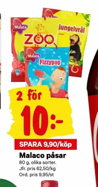 Malaco påsar