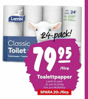 City Gross Toalettpapper erbjuda
