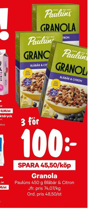 City Gross Granola erbjuda