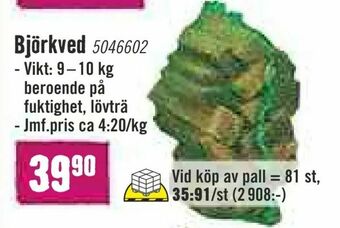 Hornbach Björkved erbjuda
