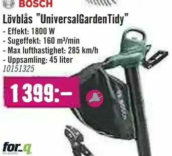 Hornbach Lövblås "UniversalGardenTidy" erbjuda