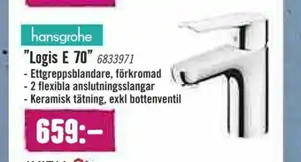 Hornbach Blandare "Logis E 70" erbjuda