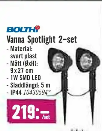 Hornbach Vanna Spotlight 2-set erbjuda