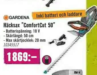 Hornbach Häcksax "ComfortCut 50" erbjuda